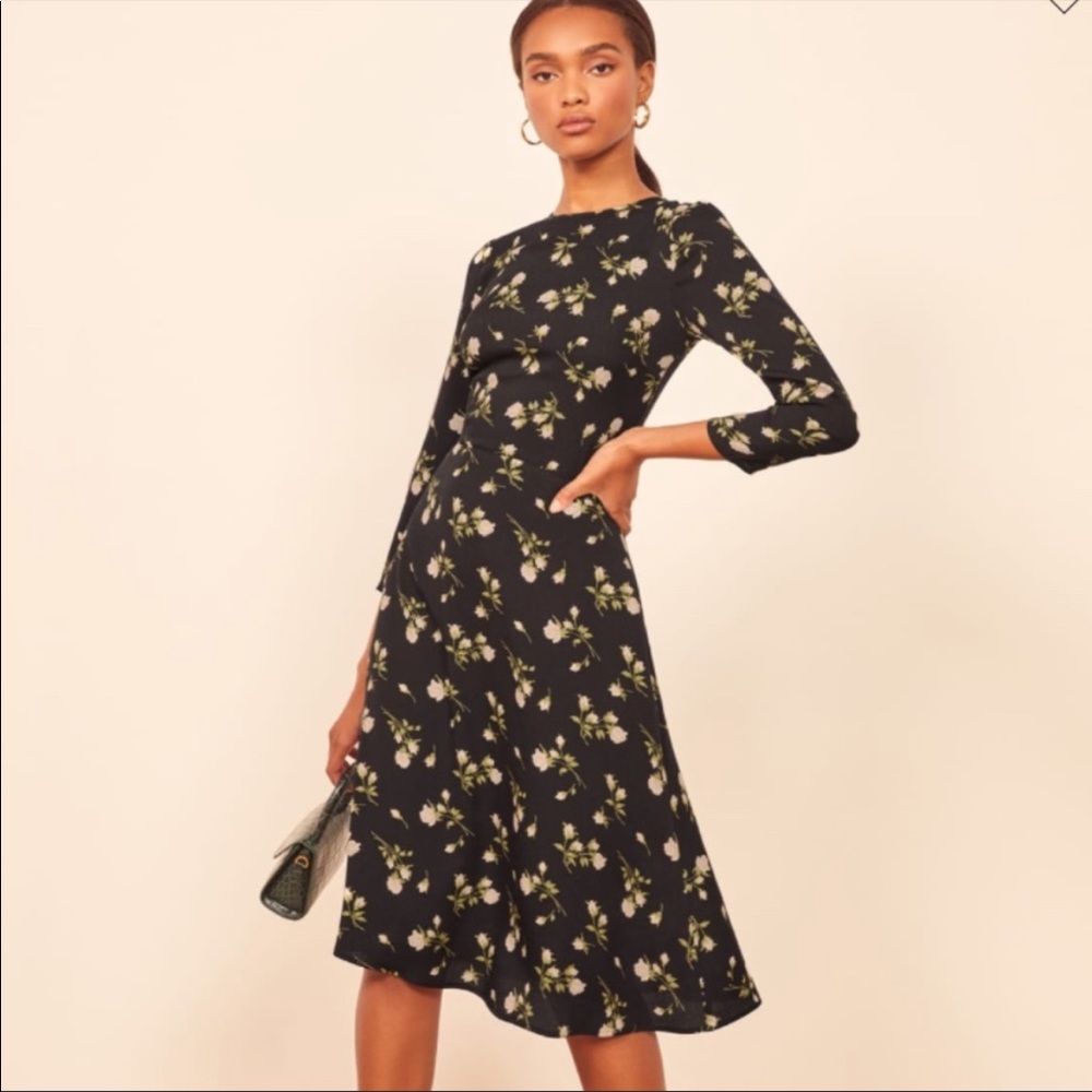Reformation Moon Dress in Rosalee Size 12